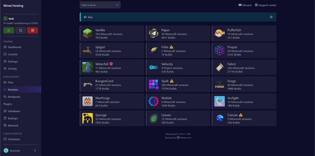Plugins Screenshot